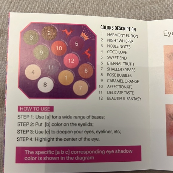 Luxaza eyeshadow palette New in Box. Includes 3 brushes. - Picture 6 of 6